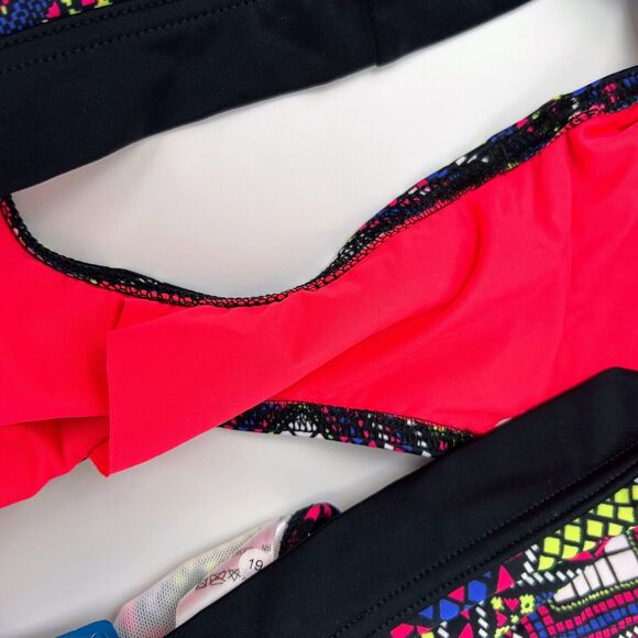 NWT Freya Byzantine Bikini 2 Piece Set Underwire Top & Bottom Colorful Geo 34D M - Picture 11 of 14